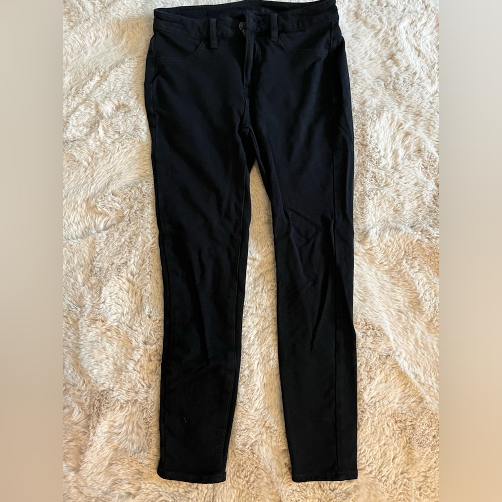 American Eagle.  Next Level Stretch Black Jeans.  Womens 4S.